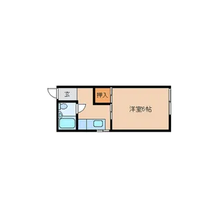 フォーブル幸町 B【2階】の間取り