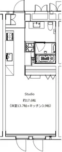 ゼルコヴァ【4階】の間取り