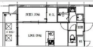 Alivis都島通【7階】の間取り
