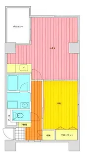 大手町第一ハイツ【3階】の間取り