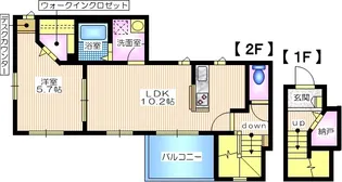 ベルコート【2階】の間取り
