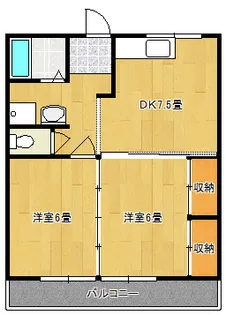 フローラ【2階】の間取り