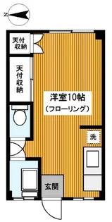 清水マンション【1階】の間取り