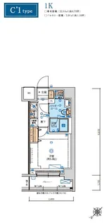 リヴシティ横濱ヒルサイドテラス【7階】の間取り