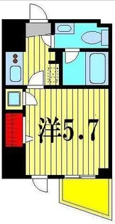 ライブコート草加【4階】の間取り