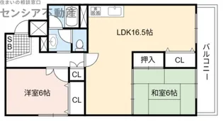野江センチュリーマンション【9階】の間取り