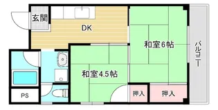 Yコーポ【5階】の間取り