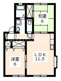 ヴィラ・サザンクロス【1階】の間取り