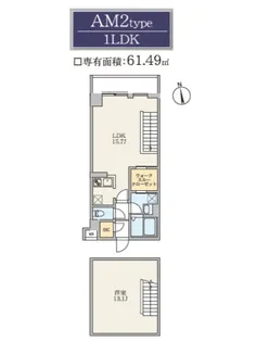 S-RESIDENCE駒場東大前の間取り