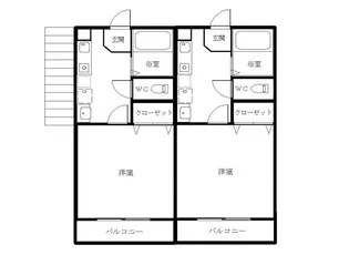 メゾンエス【2階】の間取り