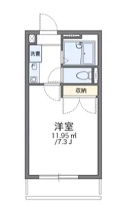 レオパレスガーデンビレッジ【2階】の間取り