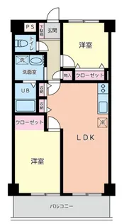 RESTAひばりが丘【1階】の間取り