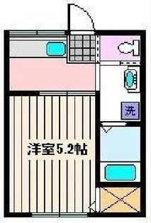 魚地マンション【1階】の間取り