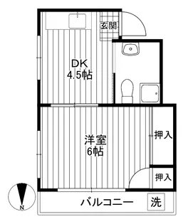 下北沢フラワーハウス【3階】の間取り