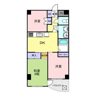 市川第7ビル【4階】の間取り