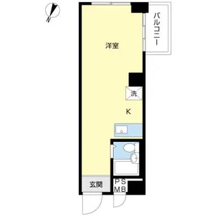 フラーツ南馬込【2階】の間取り