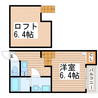 イースト・スクエア【1階】の間取り