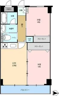 AZ beans【3階】の間取り