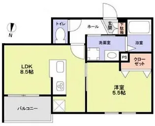 プルニエ(Prunier)【1階】の間取り