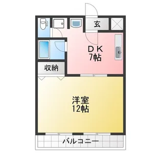 ポーラスター【2階】の間取り