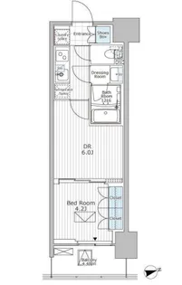 パークアクシス市川【7階】の間取り
