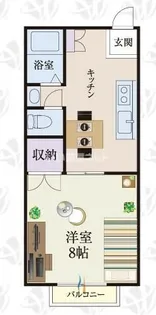 b’CASA本庄re-born【2階】の間取り