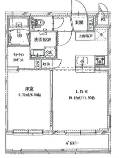 Paulownia Valley take10 西横浜【1階】の間取り