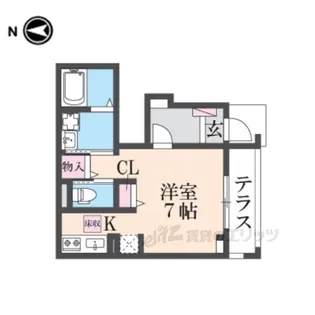 Crest倭【1階】の間取り