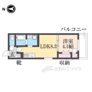 FaseciaAmenite【2階】の間取り