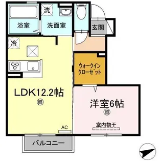 グランド・ジパング【1階】の間取り