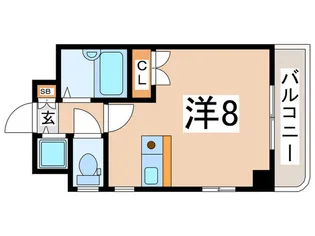 カ-サ巴南蔵院II【2階】の間取り