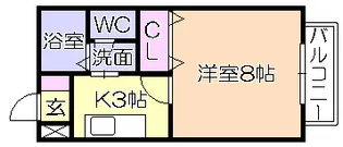 プレシャスコート【2階】の間取り