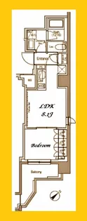 ザ・パークハビオ横浜東神奈川【4階】の間取り