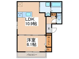 アン シャンテ【3階】の間取り