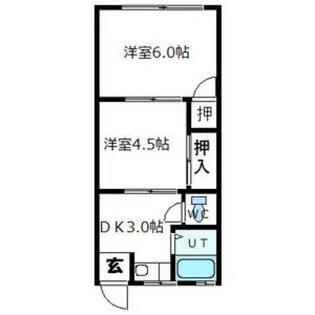 久宝寺コーポ【2階】の間取り
