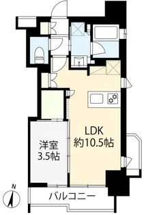 フレンシア椎名町【8階】の間取り