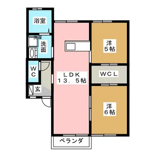 カーサベルデ【1階】の間取り