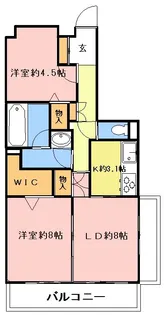 ダイアパレス武蔵藤沢II【10階】の間取り