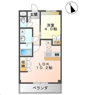 サンフィット フジマン【1階】の間取り