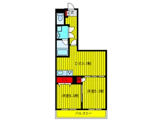 グランコール志茂【2階】の間取り