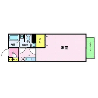 アムール やまもと【2階】の間取り