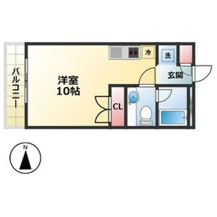 センコーナイン【1階】の間取り