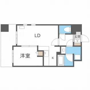 レガーロ美術館通【7階】の間取り