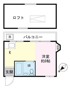 CASA大岡【2階】の間取り