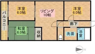 リアライズ山下町【6階】の間取り