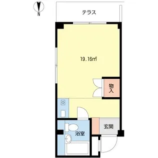 Bモード池上【1階】の間取り
