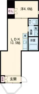 Bloemen Kakinokizaka【1階】の間取り