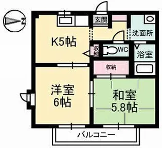 ディアスマーサ【2階】の間取り