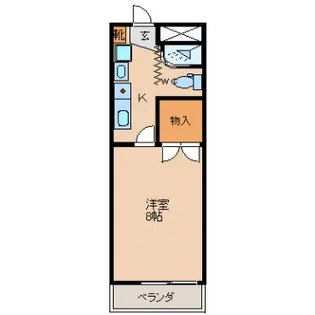 ラフィネ清水2号棟【3階】の間取り