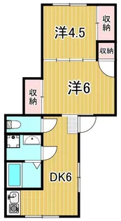 寺山ハイツIII【2階】の間取り